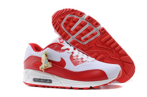 Nikeid Air Max 90 2014 World Cup National Team Womenss Shoes England White Red Denmark